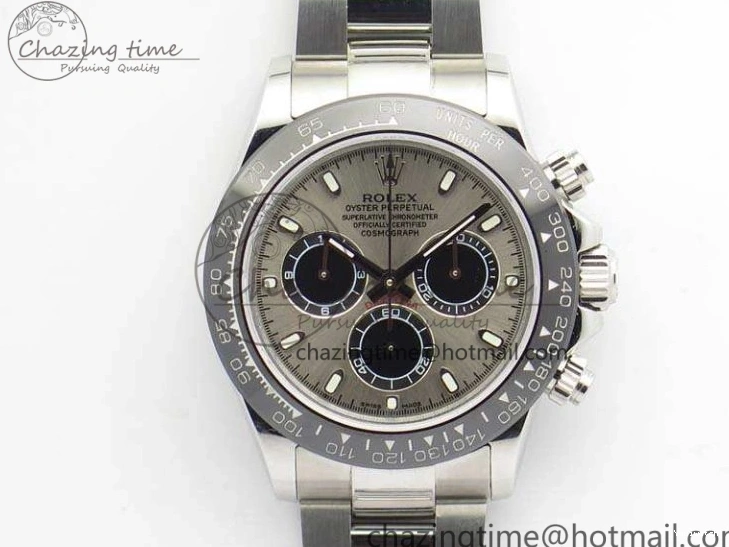 Bracelet A4130 Edition Daytona Gray Bezel On SS Dial JH 116519LN Best Ceramic 0908